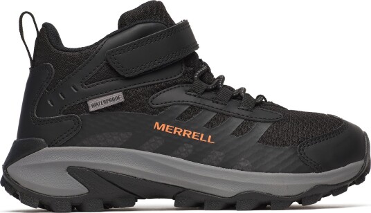 Merrell Kids' Moab Speed Mid 2 A/C Waterproof Black 30 Merrell Kids' Moab Speed Mid 2 A/C Waterproof Black 30