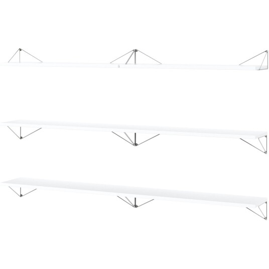 Maze Pythagoras Hyllesett 6 Hyller Hvit / Chrome