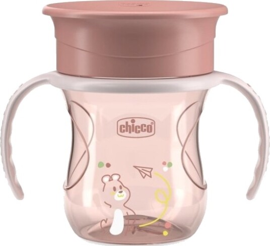 Chicco 00006951150000 Single/Enkelt 0,2 L Rosa Plast Silikon Kopp Universell