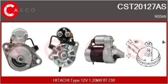 CASCO CST20127AS Starter CASCO CST20127AS Starter