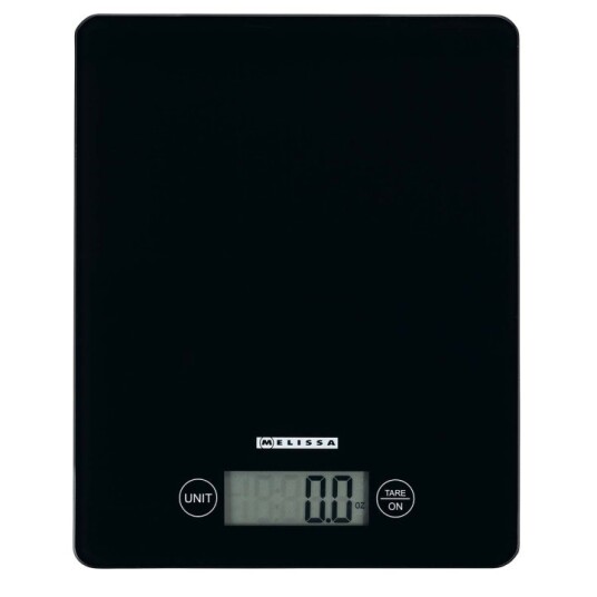 MELISSA Elektronisk kjøkkenvekt 5 kg Svart