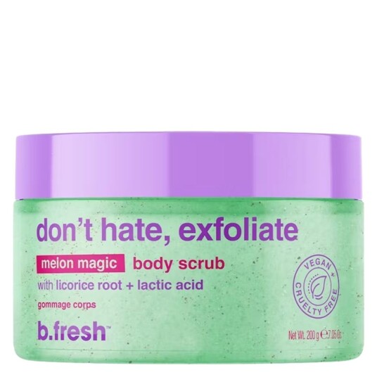 b.fresh Don’t Hate Exfoliate Body Scrub 200ml b.fresh Don’t Hate Exfoliate Body Scrub 200ml
