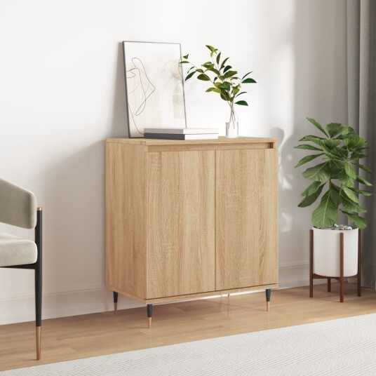 Skjenk sonoma eik 60x35x70 cm konstruert tre