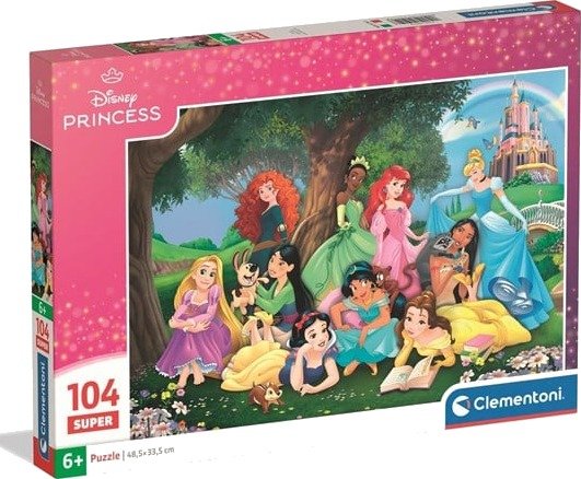Clementoni Puzzle Super Disney Princess 2026 104 pieces 2D Puslespill
