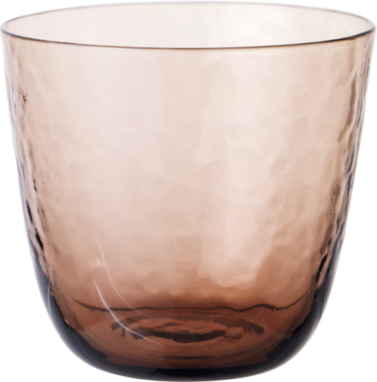 Broste Copenhagen Hammered tumbler 15 cl Brun