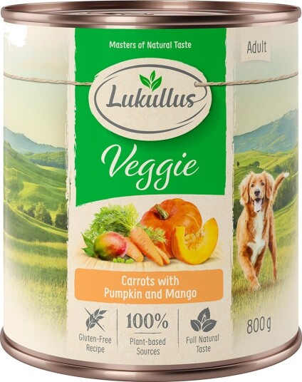 Lukullus Våtfôr Naturkost Veggie 6 X 800 G