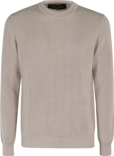 Roberto Collina Herre Strikkevarer Beige M,