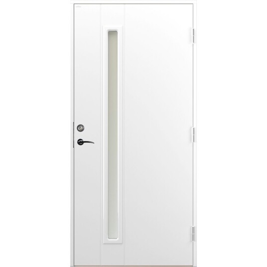 Harmonie norge as Ytterdør mie hvit 90x200 høyre sotet glass Harmonie norge as Ytterdør mie hvit 90x200 høyre sotet glass