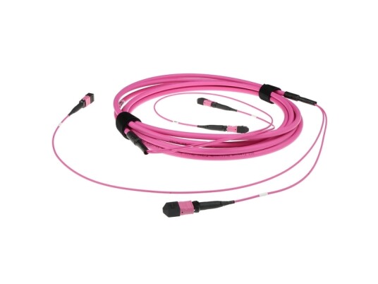 Act 100 Meter Multimode 50/125 Om4 Om3 Polarity A Fiber Trunk Cable With 2 Mtp/Mpo Female Connectors Each Side 100M 2X Mtp F 50/125 Om4 Pa T Dc5216 DC5216