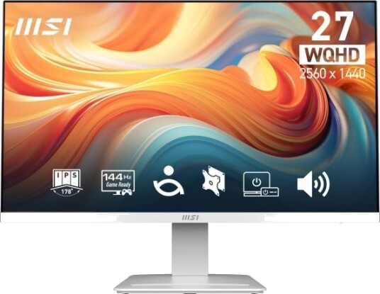 MSI PRO MP273QW E14 27" WQHD Hvit MSI PRO MP273QW E14 27" WQHD Hvit