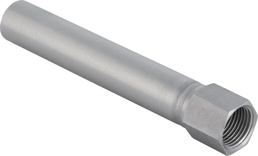 Geberit 15 mm x 1/2" Mapress Overgangsmuffe med Glatt Ende