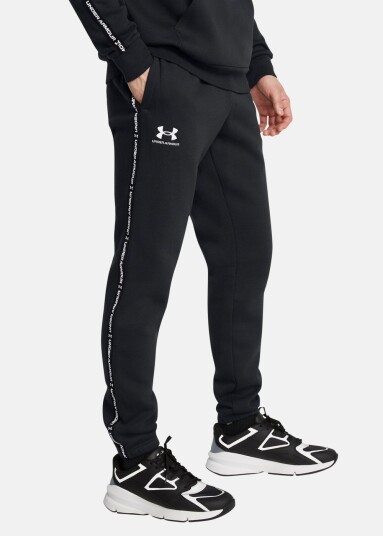 Under Armour Ua Icon Fleece Jgr Taping Black S Sweatpants Under Armour Ua Icon Fleece Jgr Taping Black S Sweatpants