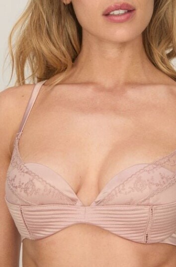 Hunkemöller Polstret BH Med Bøyle Brigitte Rosa