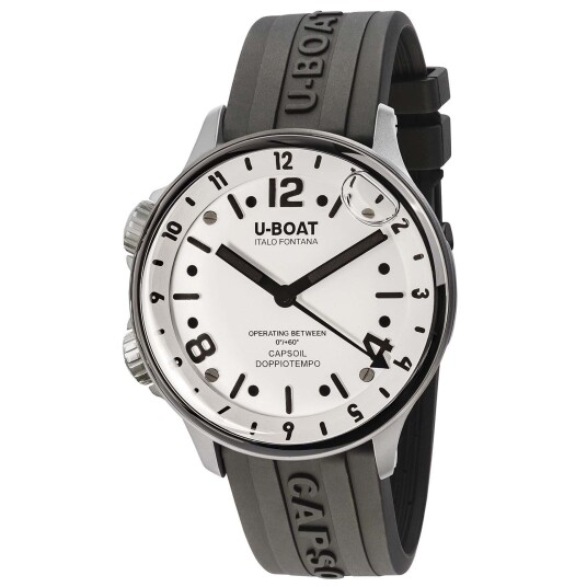 U-BOAT Capsoil Doppiotempo SS U8888 - Herre - 45 mm - Analog - Automatisk - Safirglass