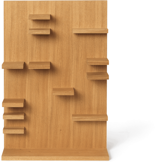 Ferm Living Parade vegghengt hylle 60 cm Oiled oak Ferm Living Parade vegghengt hylle 60 cm Oiled oak