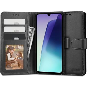 Tech-Protect Lommeboketui for Xiaomi Redmi 14C med Magnet og Stativ - Svart