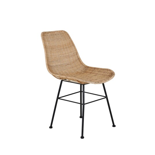 Venture Design Bali spise stol Natur Rotting/svart Natur