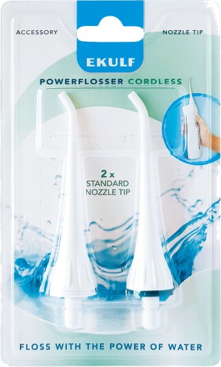 Ekulf Powerflosser Cordless Nozzle Tip 2 stk.