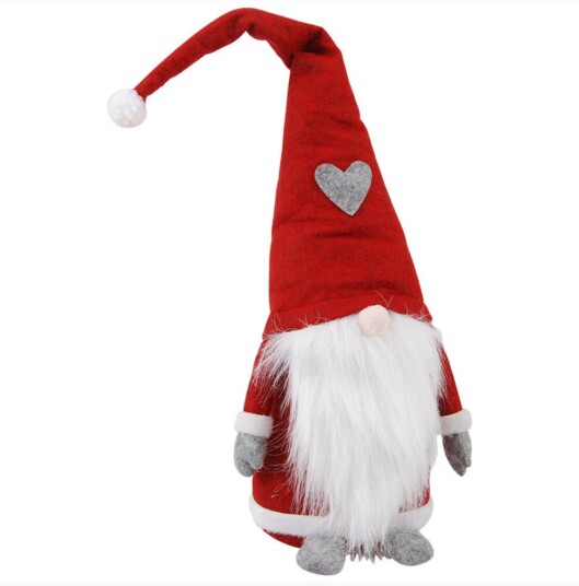 Nisse med hjerte hatt