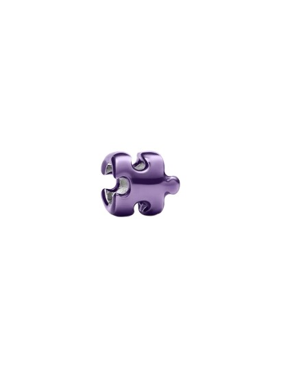 Pandora Purple Puzzle Piece Mini Charm   Purple   ONE SIZE