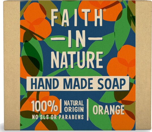 Faith In Nature Soap Orange 100 g Faith In Nature Soap Orange 100 g