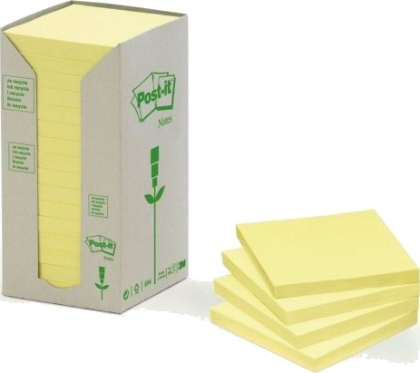 Post It Ft510110347 Firkant Gult Papir 100% Blue Angel 76 Mm Post It Ft510110347 Firkant Gult Papir 100% Blue Angel 76 Mm