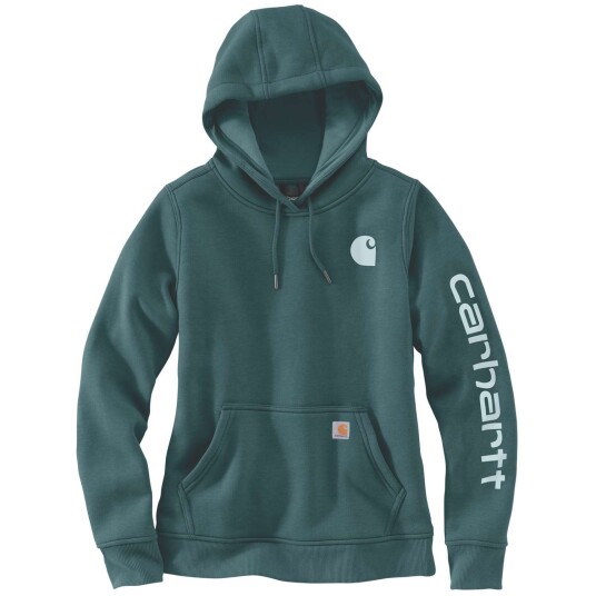 Carhartt Midweight Logo Sleeve Graphic Hettegenser Blå Klær