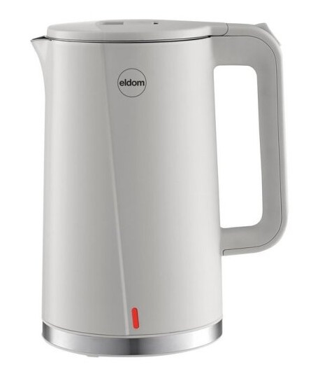 Eldom C290s Neev 1,7 L 2200 W Vit Plast Rostfritt Stål Överhettningsskydd Sladdlös