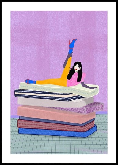 Raise your leg up to your head Plakat / 30x40cm