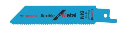 Bosch Accessories 2608656269 Bajonetsavklinge S 522 Bf Flexible For Metal 2 Stk
