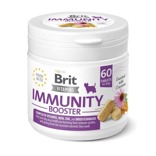 Brit Care Brit Vitamins Immunity Booster 60 Tabletter Brit Care Brit Vitamins Immunity Booster 60 Tabletter