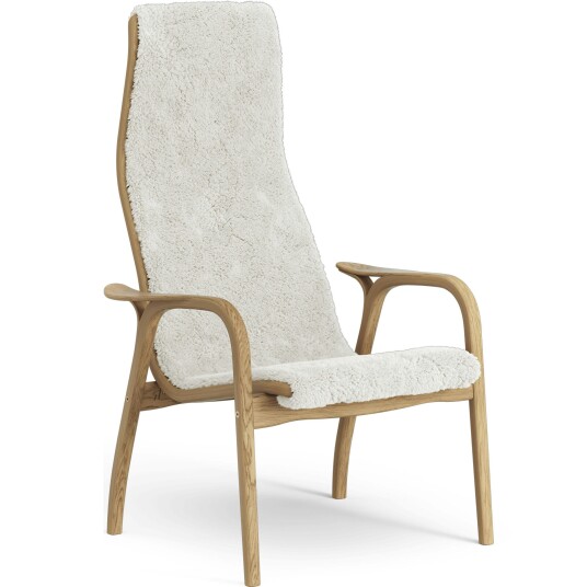 Swedese Lamino Lenestol Oljet Eik / Saueskinn Off white