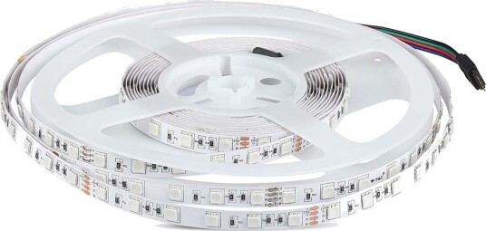 5m 8W/m RGB+3000K LED strip 12V IP20 60 LED pr. meter Kulør : RGB 5m 8W/m RGB+3000K LED strip 12V IP20 60 LED pr. meter Kulør : RGB