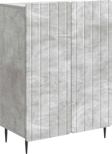  Serviesskap Betonggrå 66 x 34,5 x 92 cm Konstruert tre