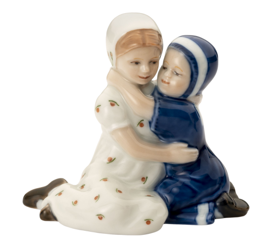 Elsa & Mary figur søstre 10 cm hvit Elsa & Mary figur søstre 10 cm hvit