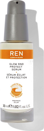 REN Radiance Glow og Beskyttelse Ansiktsserum 30 ml - Vegansk