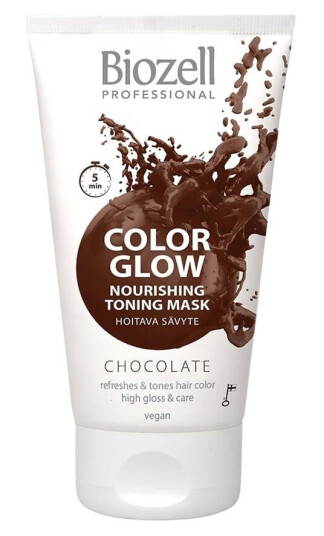 Biozell Color Glow Nourishing Toning Mask Chocolate 150ml