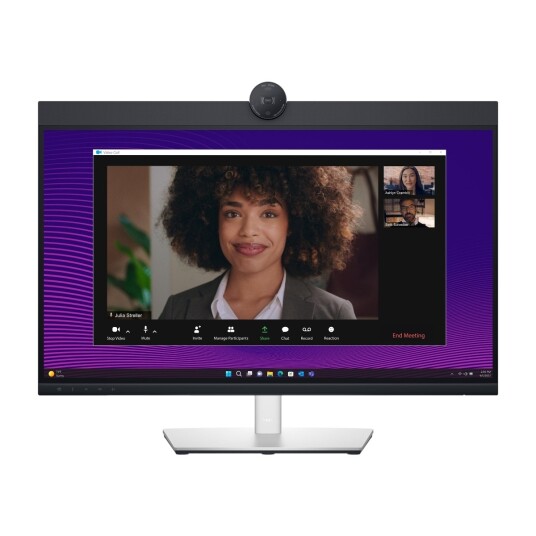 Dell P2724DEB 27" QHD Videokonferanseskjerm med USB-C og HDMI Dell P2724DEB 27" QHD Videokonferanseskjerm med USB-C og HDMI