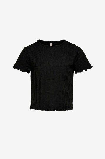 Kids Only Topp konNella S/S O Neck Top Svart Kids Only Topp konNella S/S O Neck Top Svart