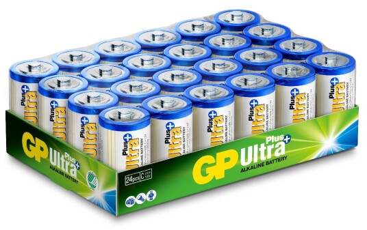 Gp Batteries Ultra Plus Alkaline 14Aup/Lr14 Engangsbatteri Lr14 1,5 V 24 Stk Flerfarget