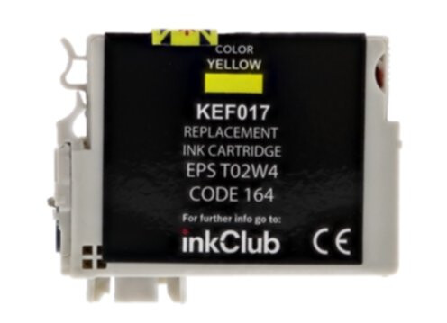inkClub KEF017 Blekkpatron, erstatter Epson 502XL, gul, 470 sider inkClub KEF017 Blekkpatron, erstatter Epson 502XL, gul, 470 sider