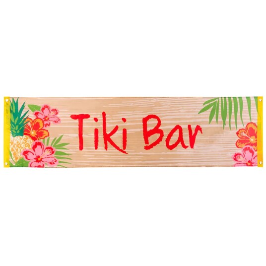 Boland Party Partners Stoffbanner Tiki Bar