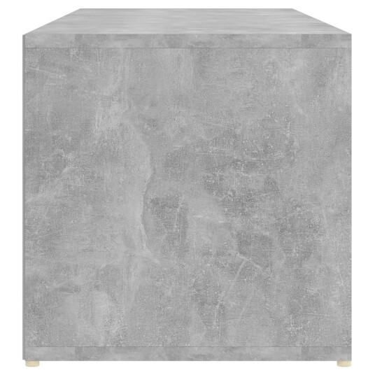 vidaXL Skobenk betonggr? 105x35x35 cm sponplate vidaXL Skobenk betonggr? 105x35x35 cm sponplate