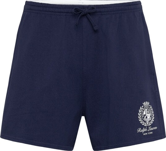 Polo Ralph Lauren 5 Inch Relaxed Fit Jersey Graphic Short Navy L