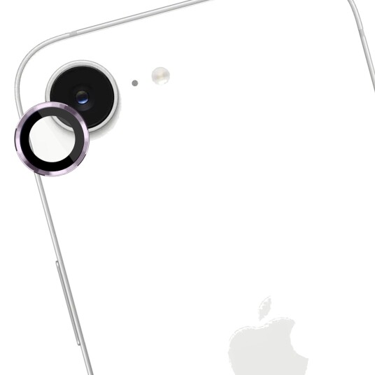 3mk Lens Protection Pro Herdet Kameralinsebeskytter for iPhone 16e Lilla