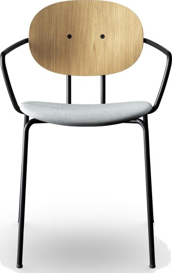Sibast Furniture Piet Hein Spisestol Sort med Armlener Eik og Remix 123