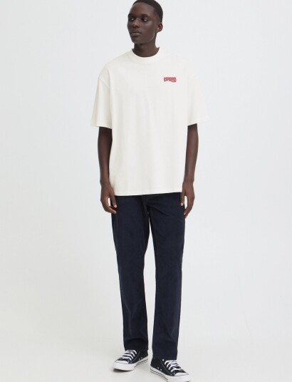 Blend Bhkeegan S/S Graphic Tee White M Blend Bhkeegan S/S Graphic Tee White M
