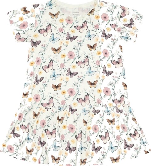 Hust&Claire bambus Hust and Claire Hcfuia Butterfly kjole i bambus Ivory
