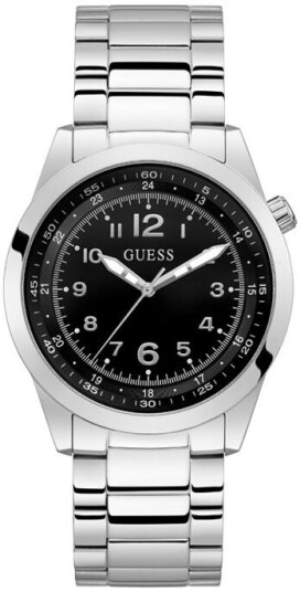 Guess Herreklokke GW0493G1 Max Sort/Stål Ø42 mm