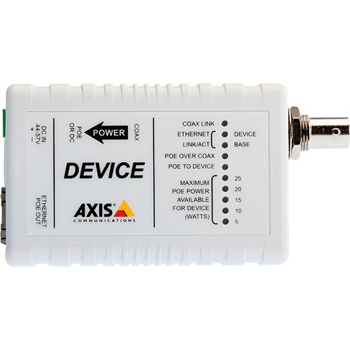 AXIS T8642 POE+ OVER COAX DEVI IN CAM